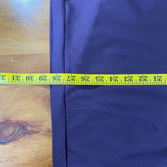 Athleta Superluxe 1/2 Zip Top Yoga Workout Athletic Performance Sz XL Purple - Picture 5 of 14